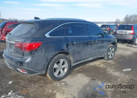 2014 Acura Mdx из США, поврежденный, VIN 5FRYD4H24EB006394